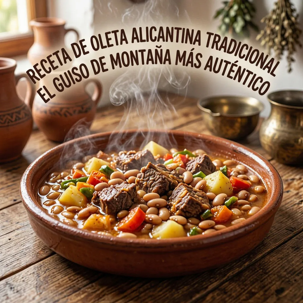 El sabor de la montaña: receta de olleta alicantina tradicional